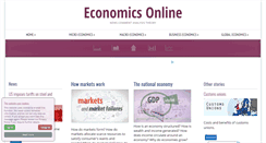 Desktop Screenshot of economicsonline.co.uk