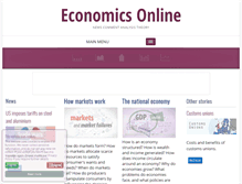 Tablet Screenshot of economicsonline.co.uk